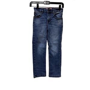 TOMMY HILFIGER Girl's Size‎ 7 Jeans Blue Rebel Skinny Adjustable Waist BFT-C